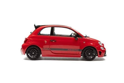 Fiat F595 Abarth Solido Works '23, rood / Solido / 1:18