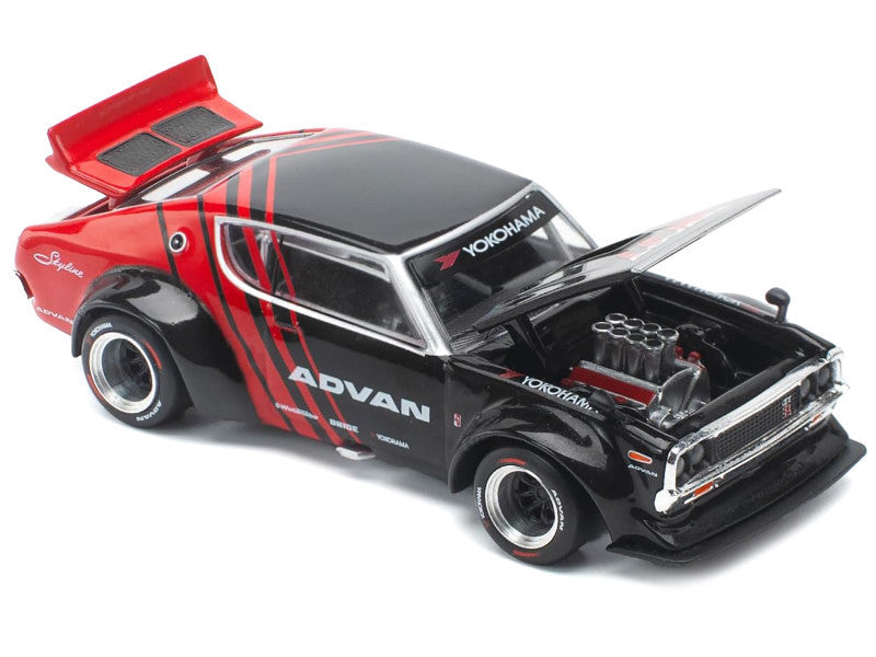 Nissan Skyline GT-R V8 Drift (Kenmeri) POPRACE PR64-199 1:64