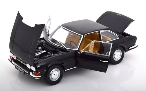 Peugeot 504 Coupe, zwart / Norev / 1:18