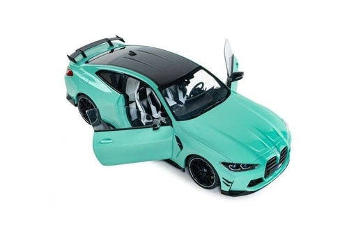 BMW M4 Performance Parts Solido Works '25, turquoise