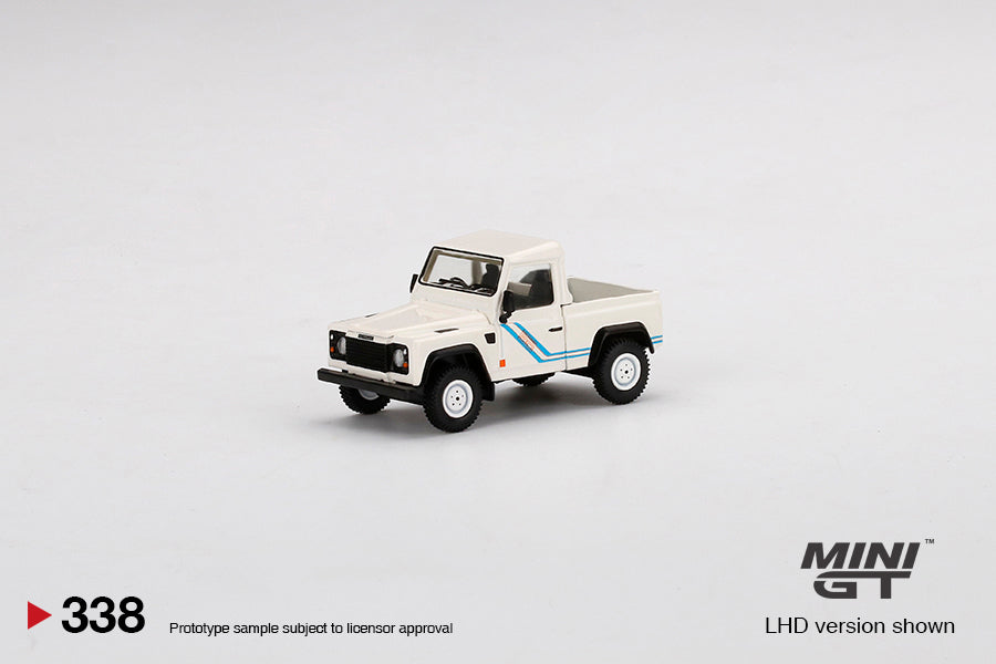 Land Rover Defender 90 Pickup White 1:64