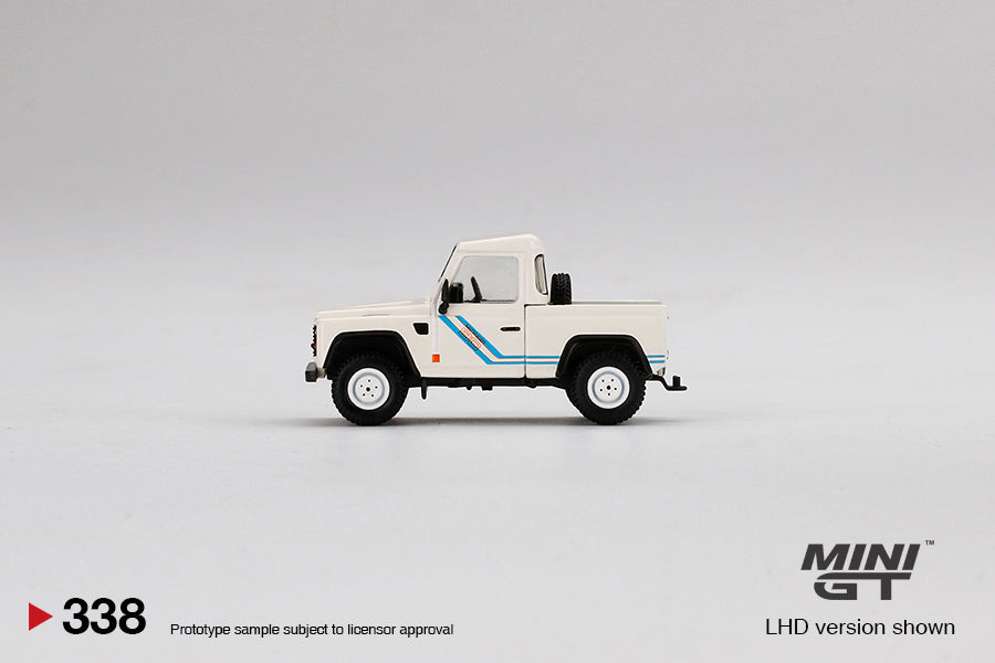 Land Rover Defender 90 Pickup White 1:64