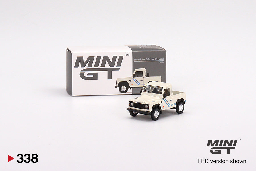 Land Rover Defender 90 Pickup White 1:64
