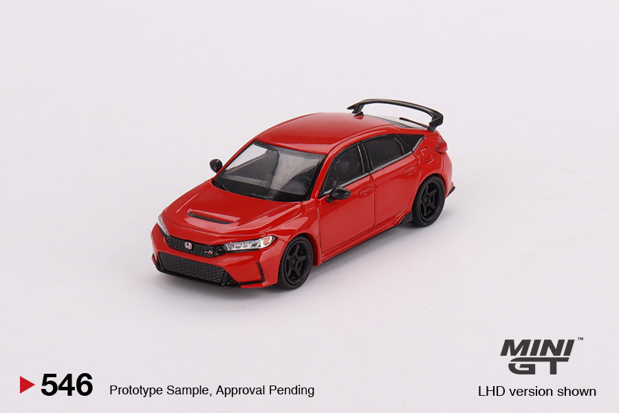 Honda Civic Type R Rallye Red 2023 W/ Advan GT Wheel 1:64