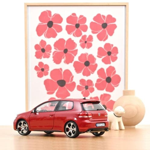 VW Golf GTI 2009 Tornado Red / 1:18 / Norev