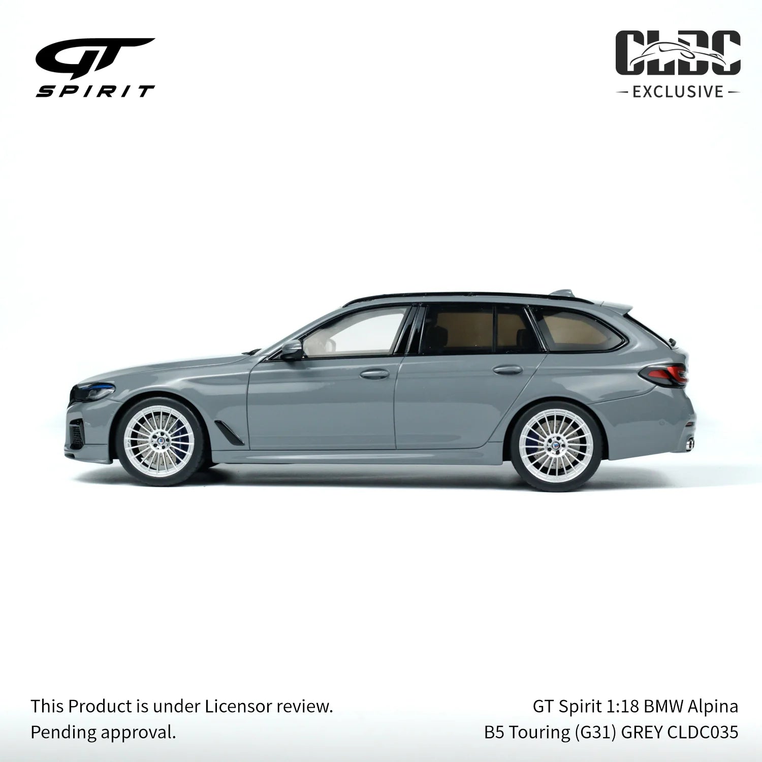 BMW Alpina B5 Touring (G31) GREY w/Display Case 1:18