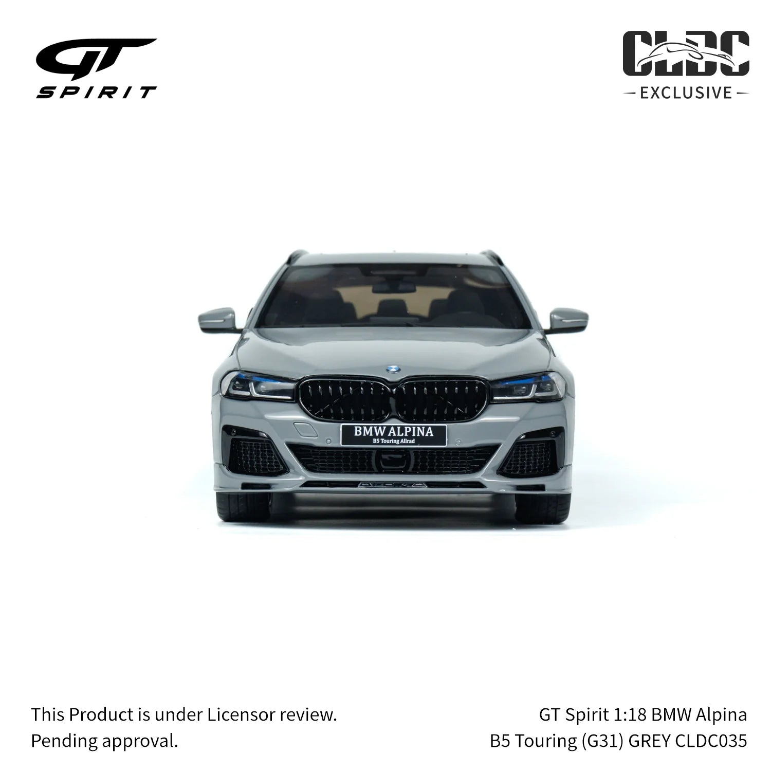 BMW Alpina B5 Touring (G31) GREY w/Display Case 1:18