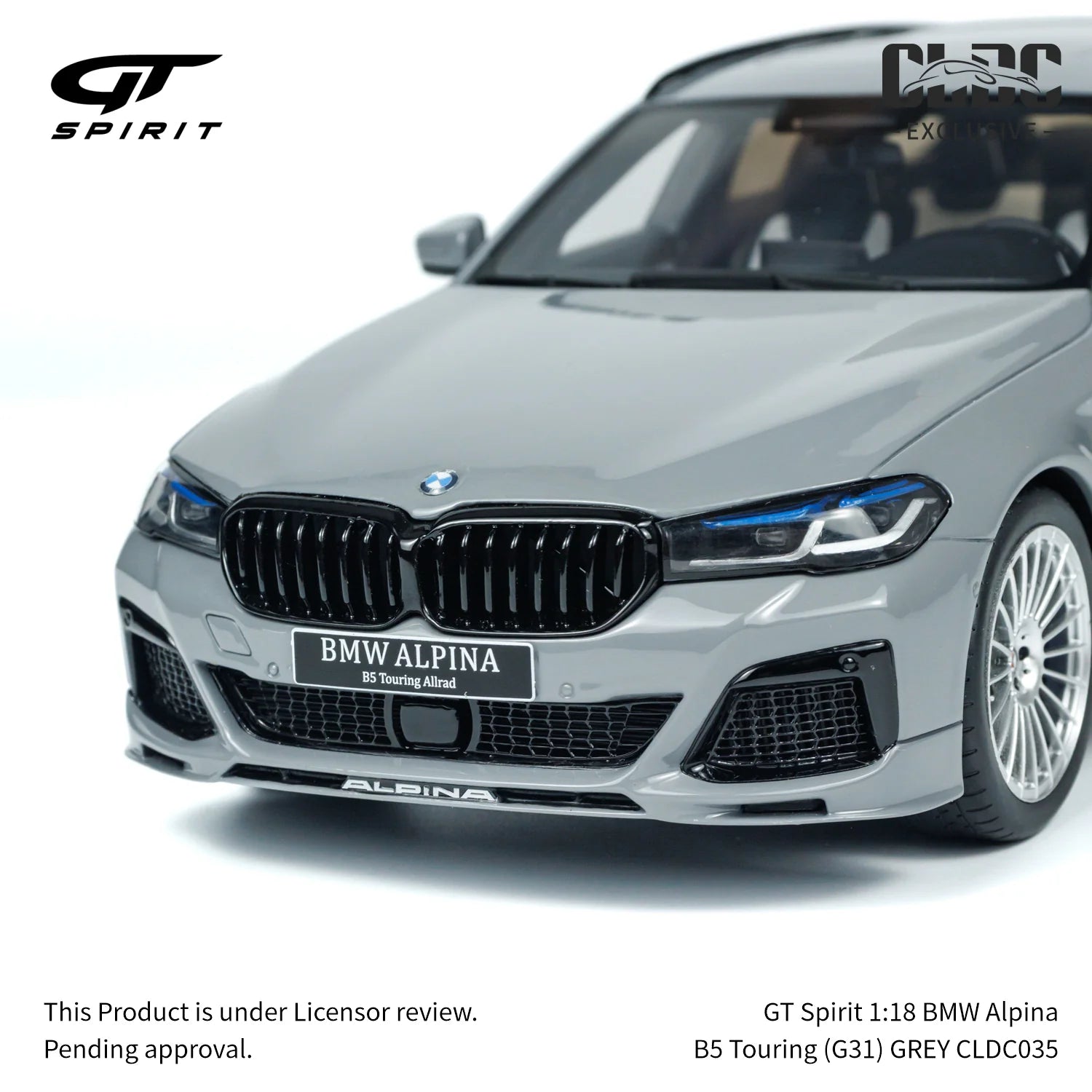 BMW Alpina B5 Touring (G31) GREY w/Display Case 1:18