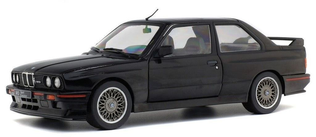 BMW M3 (E30) sport evo zwart 1990 1:18
