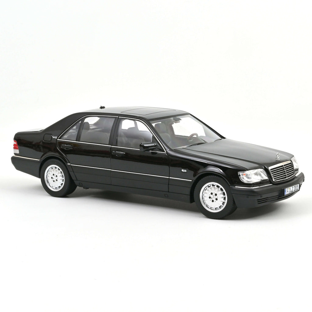 Mercedes-Benz S600 - 1997 - Osidian Black - 1:18 - Norev
