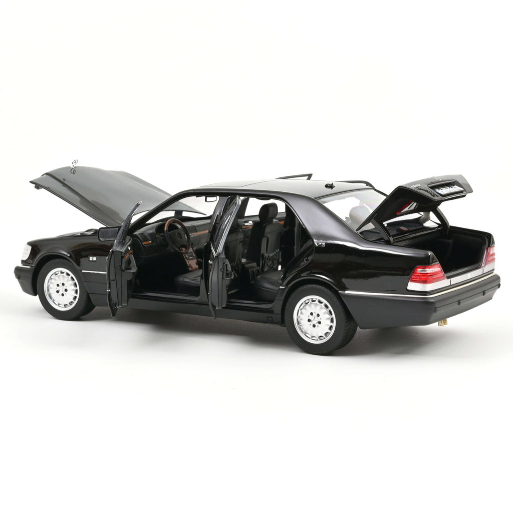 Mercedes-Benz S600 - 1997 - Osidian Black - 1:18 - Norev