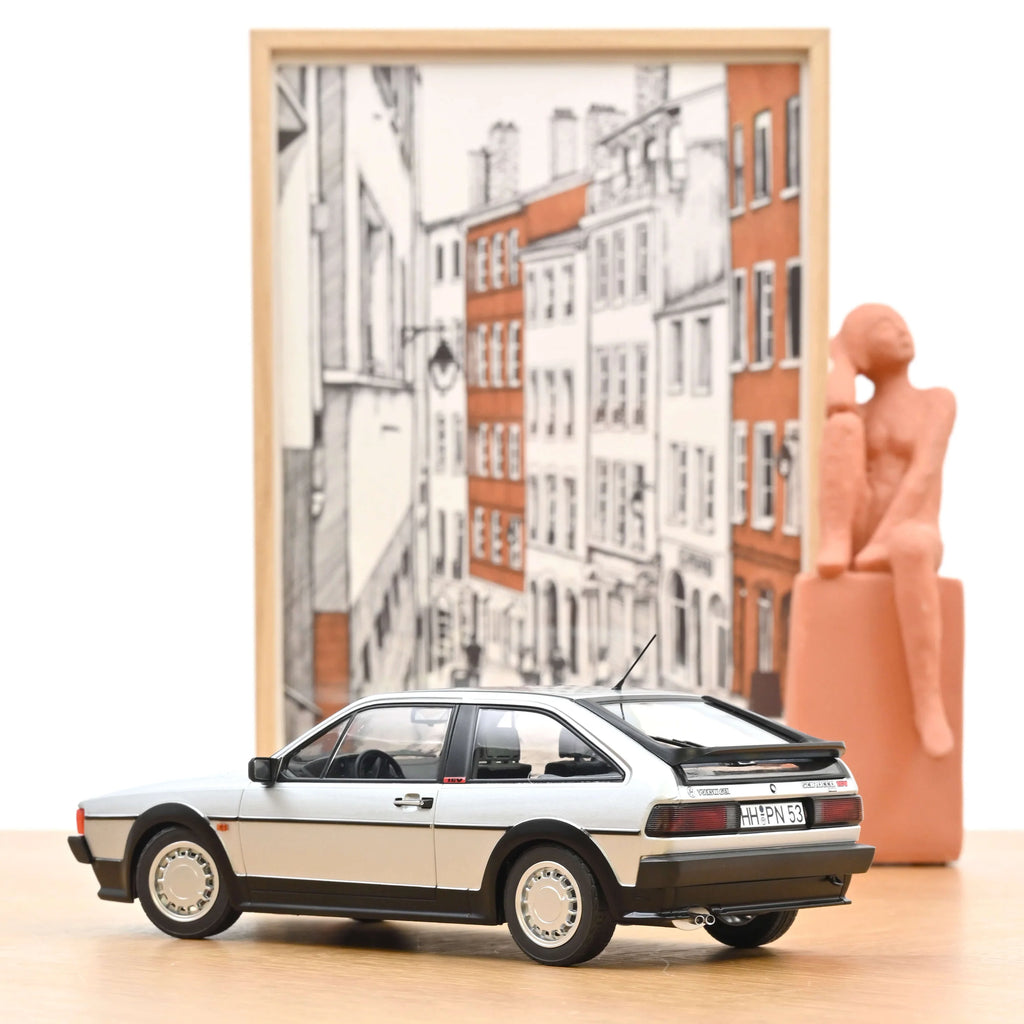 VW Scirocco GTX 16V 1988 Flash Silver 1:18 - Norev