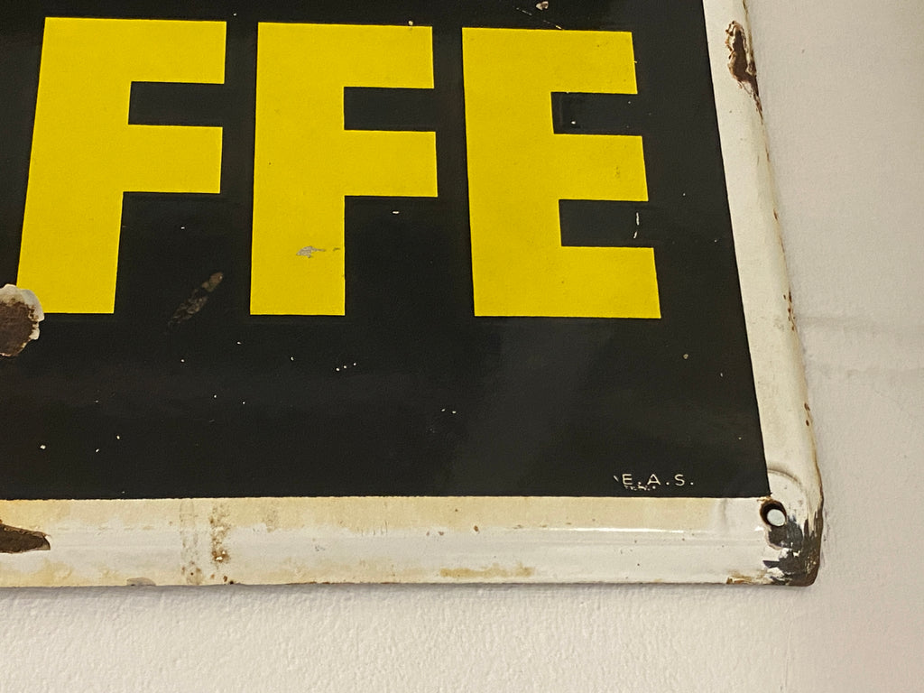 Emaille Reclamebord Vins de la Craffe