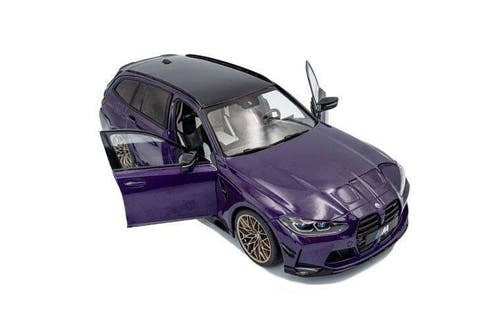 BMW M3 Touring (G81) + performance parts '24, paars metallic