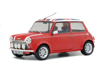 Mini Cooper Sport red & British Flag 1997 1:18