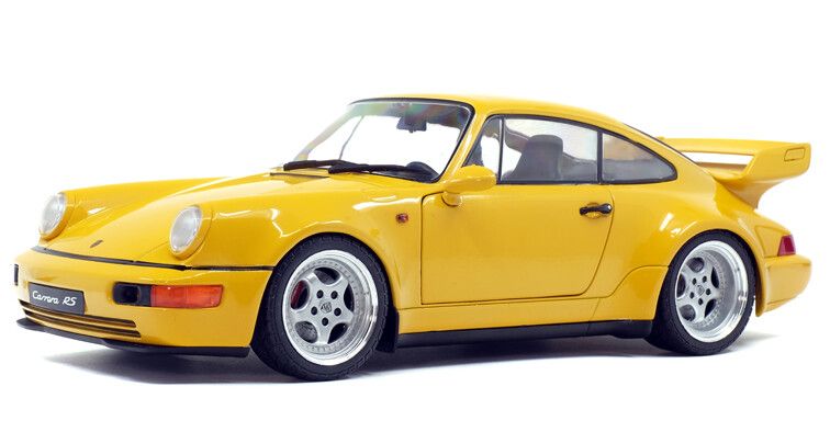 Porsche 911 (964) 3.8 RS, geel 1:18