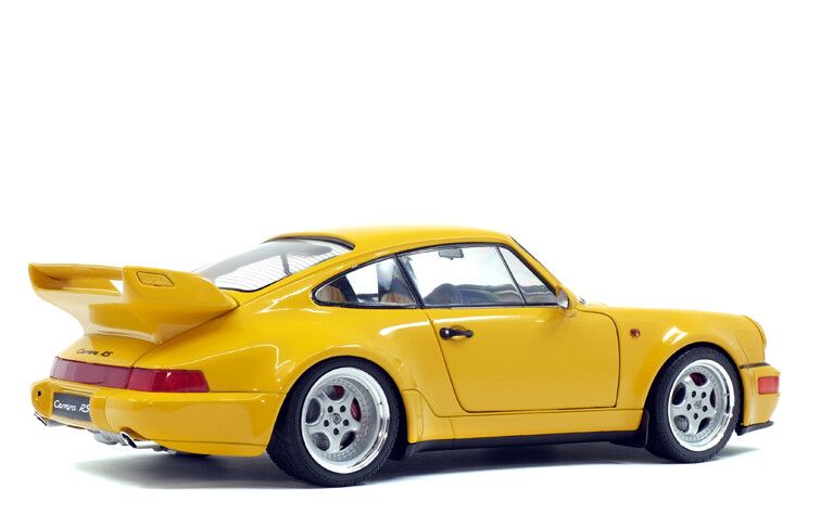 Porsche 911 (964) 3.8 RS, geel 1:18
