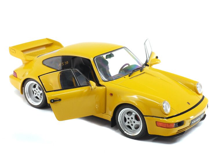 Porsche 911 (964) 3.8 RS, geel 1:18