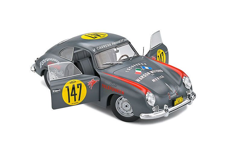 Porsche 356 Pre-A '54, grijs 1:18
