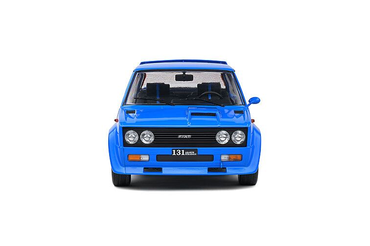 Fiat 131 Abarth '80, blauw 1:18
