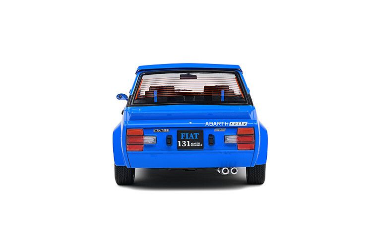 Fiat 131 Abarth '80, blauw 1:18