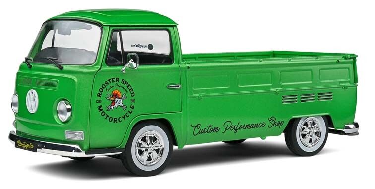 VW T2 pick up custom '68, groen 1:18