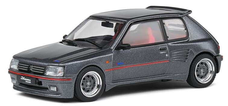 Peugeot 205 DIMA (T16), grijs 1:43