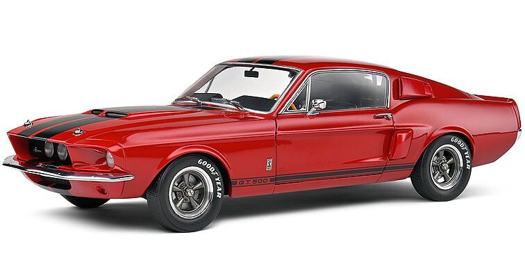 Shelby GT500 '67, rood 1:18