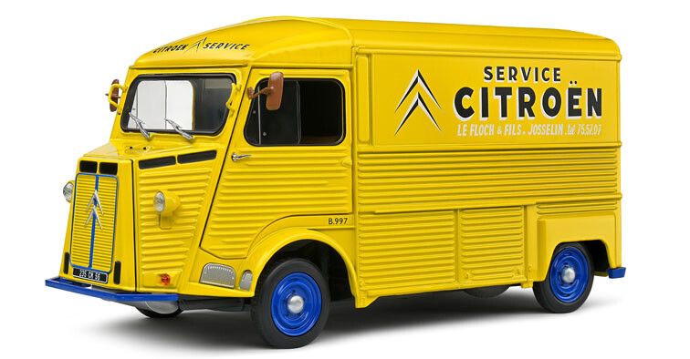 Citroen HY Citroen Service '69, geel 1:18