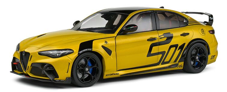 Alfa Romeo Giulia GTA '22, geel 1:18