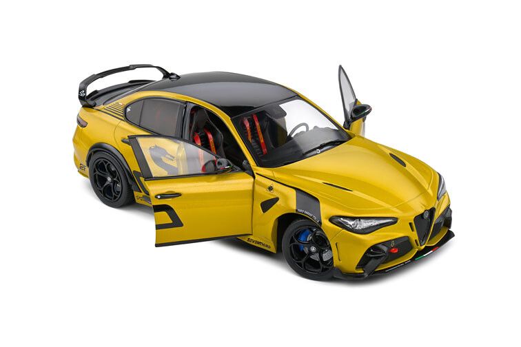 Alfa Romeo Giulia GTA '22, geel 1:18