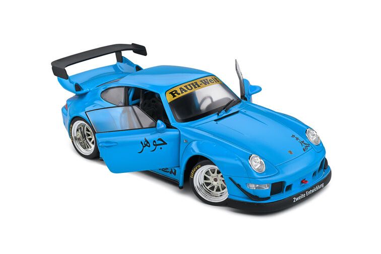 Porsche 911 (993) RWB Shingen '18, blauw 1:18