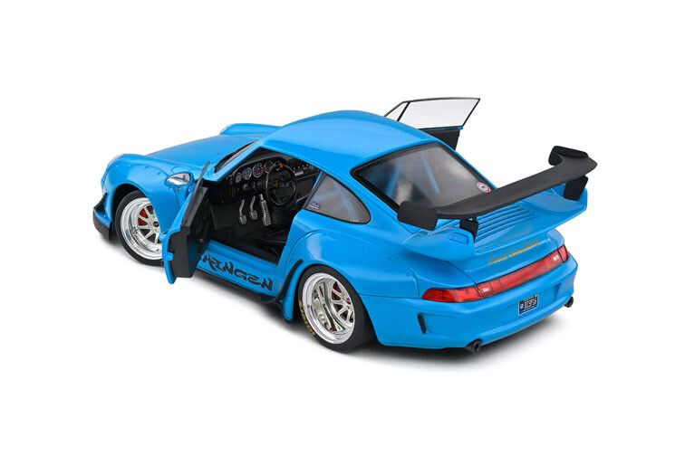 Porsche 911 (993) RWB Shingen '18, blauw 1:18