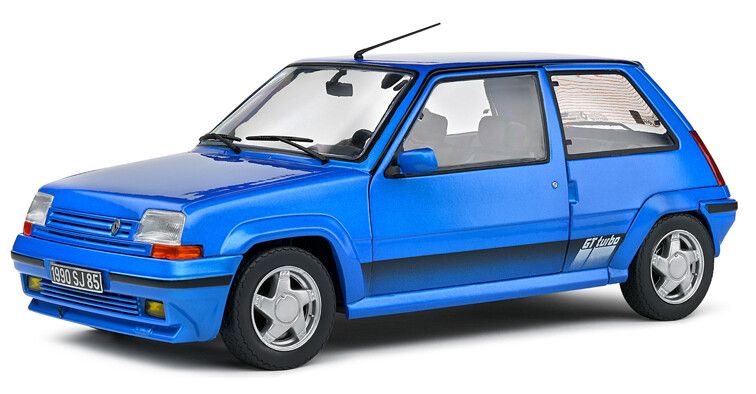 Renault 5 GT Turbo MK2 '89, blauw 1:18
