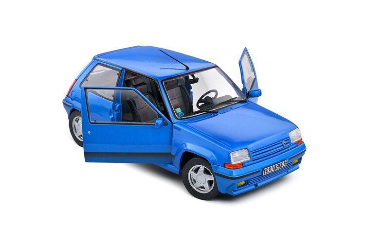 Renault 5 GT Turbo MK2 '89, blauw 1:18