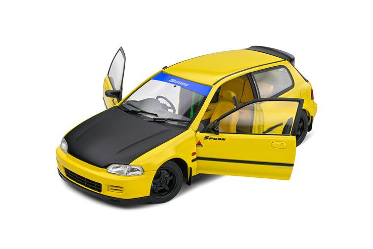 Honda Civic (EG6) '91 Spoon version, geel 1:18