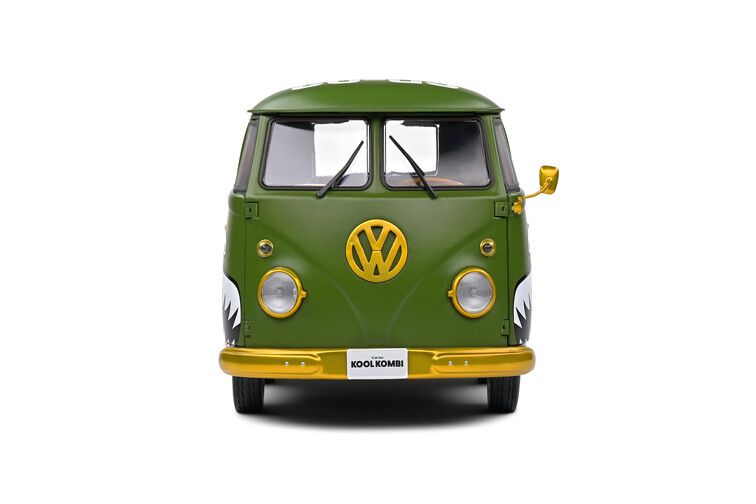 VW T1 Kool Kombi + aanhanger '50, groen 1:18