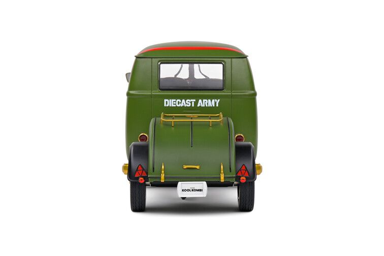 VW T1 Kool Kombi + aanhanger '50, groen 1:18