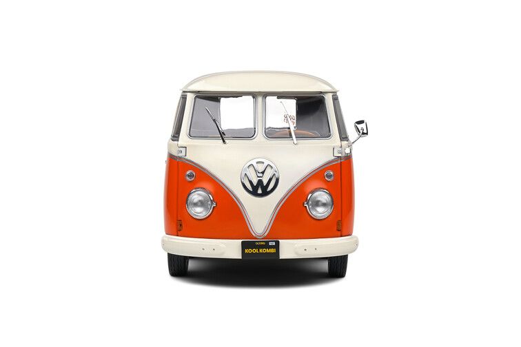 VW T1 Kool Kombi + aanhanger '50, oranje 1:18