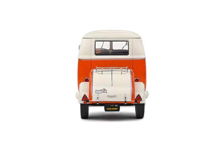 VW T1 Kool Kombi + aanhanger '50, oranje 1:18