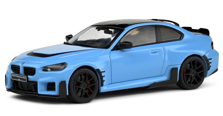 BMW M2 (G87) Performance '24, blauw (Zandvoort blue) 1:18