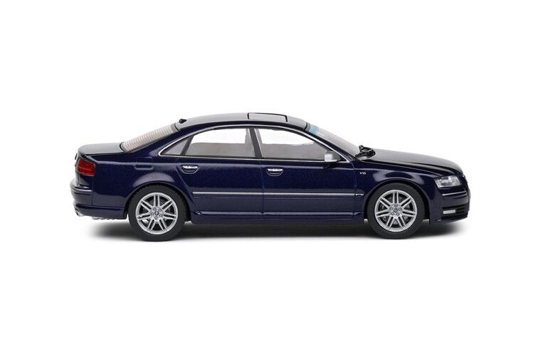 Audi S8 D3 '10, blauw - 1:43 - Solido