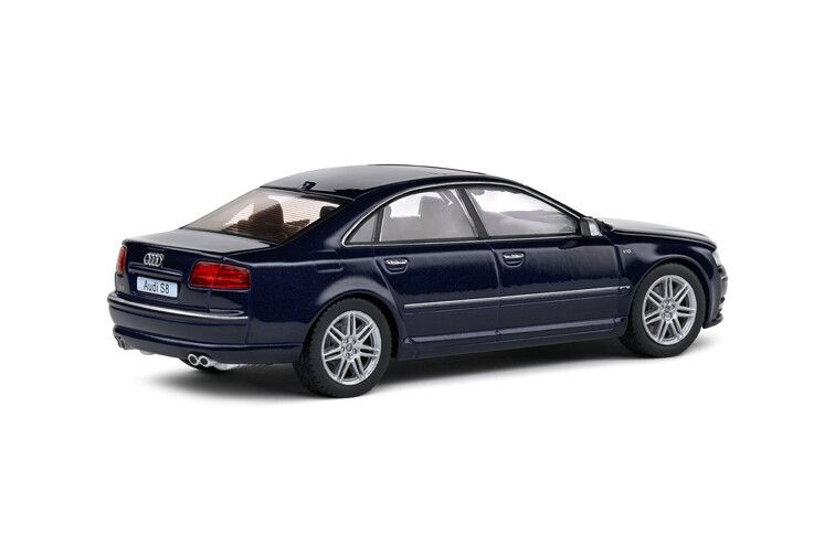 Audi S8 D3 '10, blauw - 1:43 - Solido