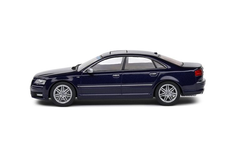 Audi S8 D3 '10, blauw - 1:43 - Solido