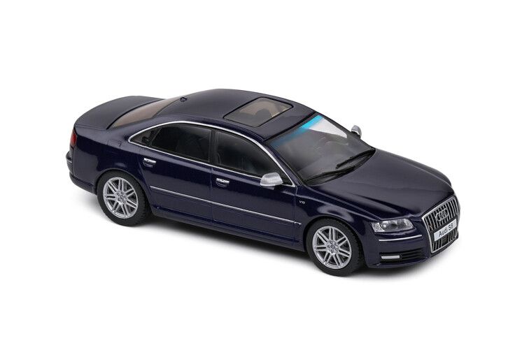 Audi S8 D3 '10, blauw - 1:43 - Solido