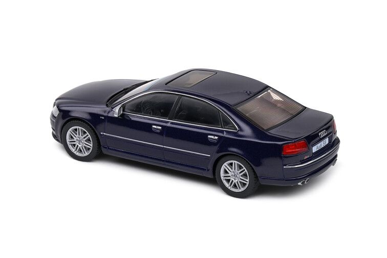 Audi S8 D3 '10, blauw - 1:43 - Solido