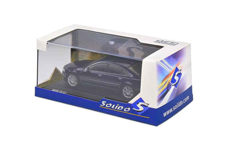 Audi S8 D3 '10, blauw - 1:43 - Solido