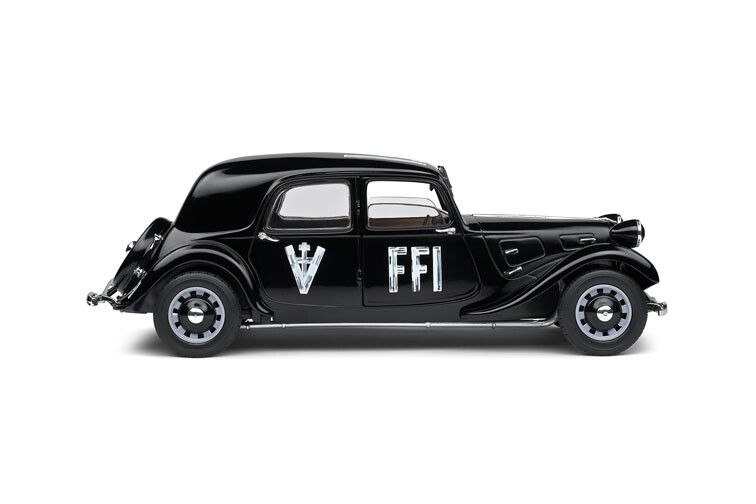 Citroen Traction FFI '44, zwart 1:18