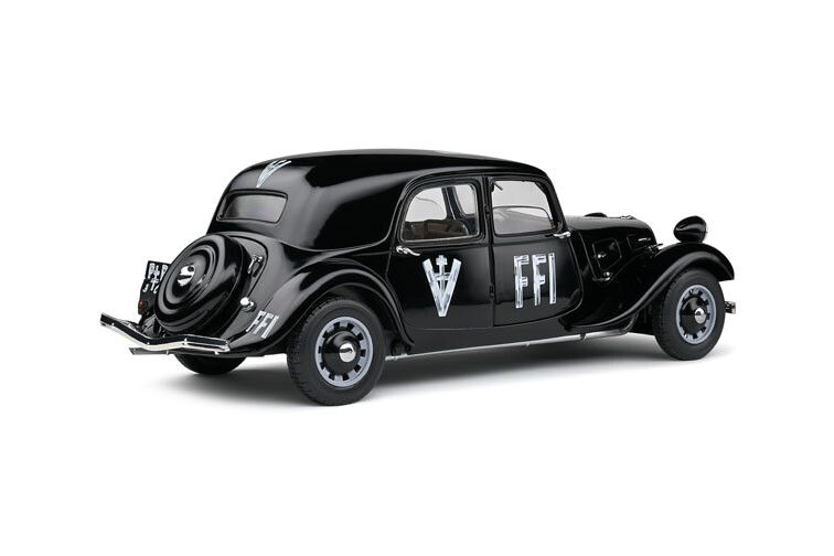 Citroen Traction FFI '44, zwart 1:18