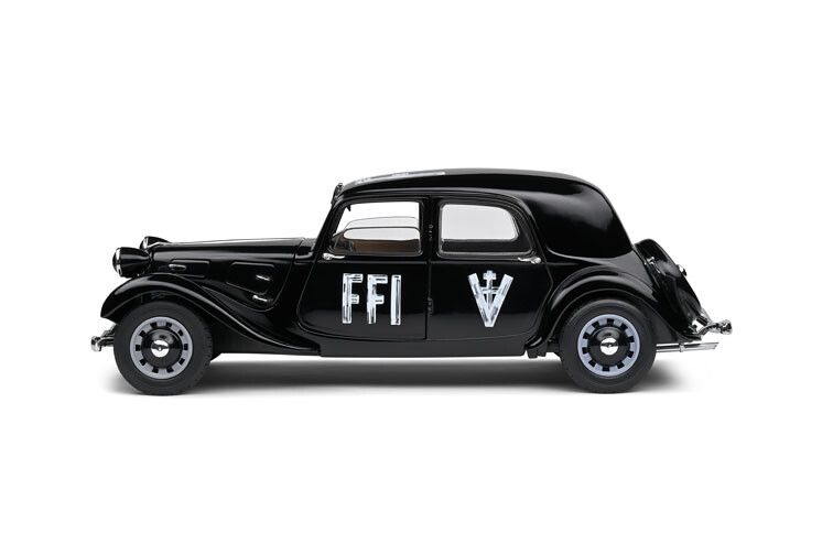 Citroen Traction FFI '44, zwart 1:18